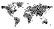 Concept of World map