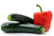 paprika und zucchini