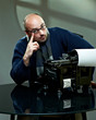 Portrait of a bald writer Portrait of a bald writer