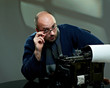 Portrait of a bald writer Portrait of a bald writer