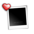 Polaroid mit Herz