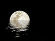 Photo: Moon over water Moon over water