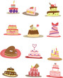 cartoon cake icon cartoon cake icon
