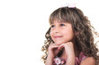 Beautiful little romantic girl