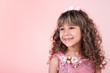Beautiful little girl smiling