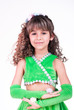 Beautiful little girl dancing