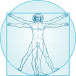 The Vitruvian man (Aqua-Air version)