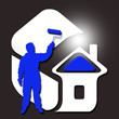 Logo maison et peintre