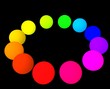 Regenbogenfarben