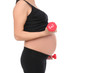 Pregnant Woman Working Out
