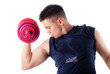 Musculation - Jeune tavaillant ses biceps Musculation - Jeune tavaillant ses biceps