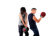 Caricature - Adolescents musclé et pas musclé