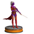 Sexy Blue Elf with Bow. 3D rendering with clipping path and Sexy Blue Elf with Bow. 3D rendering with clipping path and