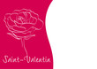 Carte Saint-Valentin