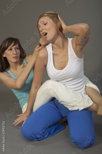 Photo: women wrestle women wrestle