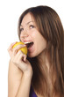 pretty girl with lemon