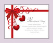 Valentine's Card with Bow Valentine's Card with Bow