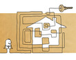 Illustration: labyrinthe & immobilier labyrinthe & immobilier