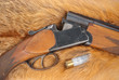 Shotgun on fur Shotgun on fur