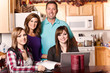 Photo: Family at home Family at home