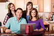 Photo: Family at home Family at home