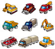 cartoon truck icon