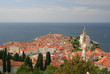 View at Piran in Slovenia at the Adriatic sea
