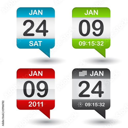 calendar icon vector. Vector calendar icon