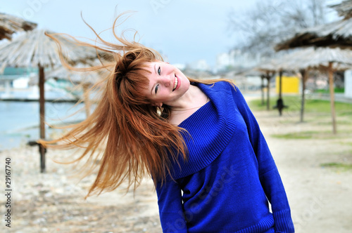 Photo: redheaded happy girl redheaded happy girl