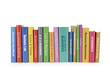 Business books on white