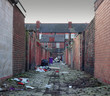 Dirty back street alley Dirty back street alley
