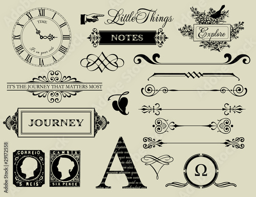 Vector: Design Elements - Header collection Design Elements - Header collection