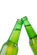 Green beer bottles