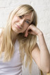 Portrait of a beautiful blonde woman