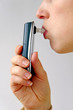 Alcoholometer - Women perform a test of alcohol