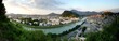 Salzburg Panorama Altstadt Mönchsberg Festung