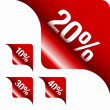 Red Metallic Corner 10%/20%/30%/40%