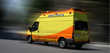 Ambulancia en movimiento Ambulancia en movimiento