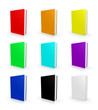 Illustration: Buch, Magazin, Broschüren, Cover in verschiedenen Farben Buch, Magazin, Broschüren, Cover in verschiedenen Farben