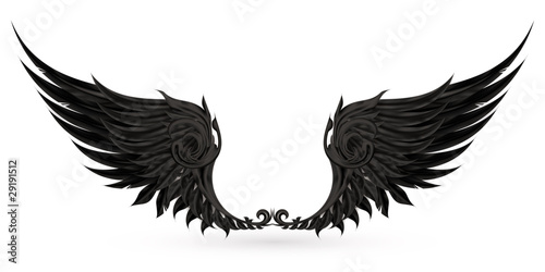 Vecteur : Wings black Wings black