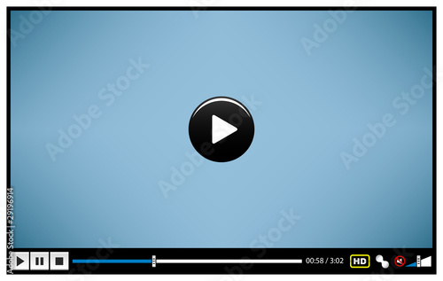 Vector: Video Movie Media Player Video Movie Media Player