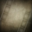 Grunge frame made from photo film strip