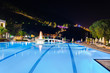 Images : Water pool and fountain at night