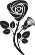 vector rose art illustration