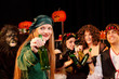 Photo: Party for carnival or Halloween Party for carnival or Halloween