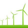 Eco Green Turbines Illustration