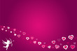 Pink Valentine Hearts Background