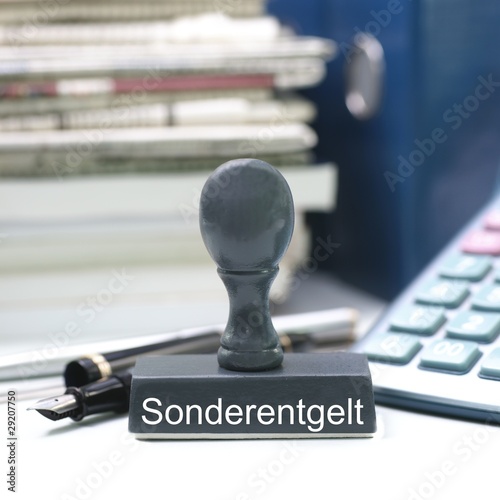 Photo: Sonderentgeld Sonderentgeld