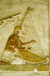 Ancient Egyptian harpist