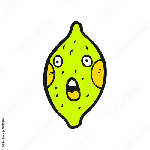 lime cartoon